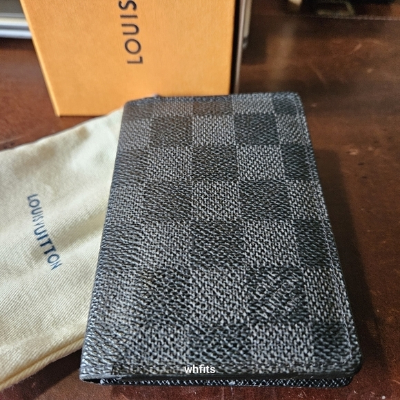 Louis Vuitton Other - Louis Vuitton Damier Organizer De Poche Graphite Card Holder Bifold Wallet